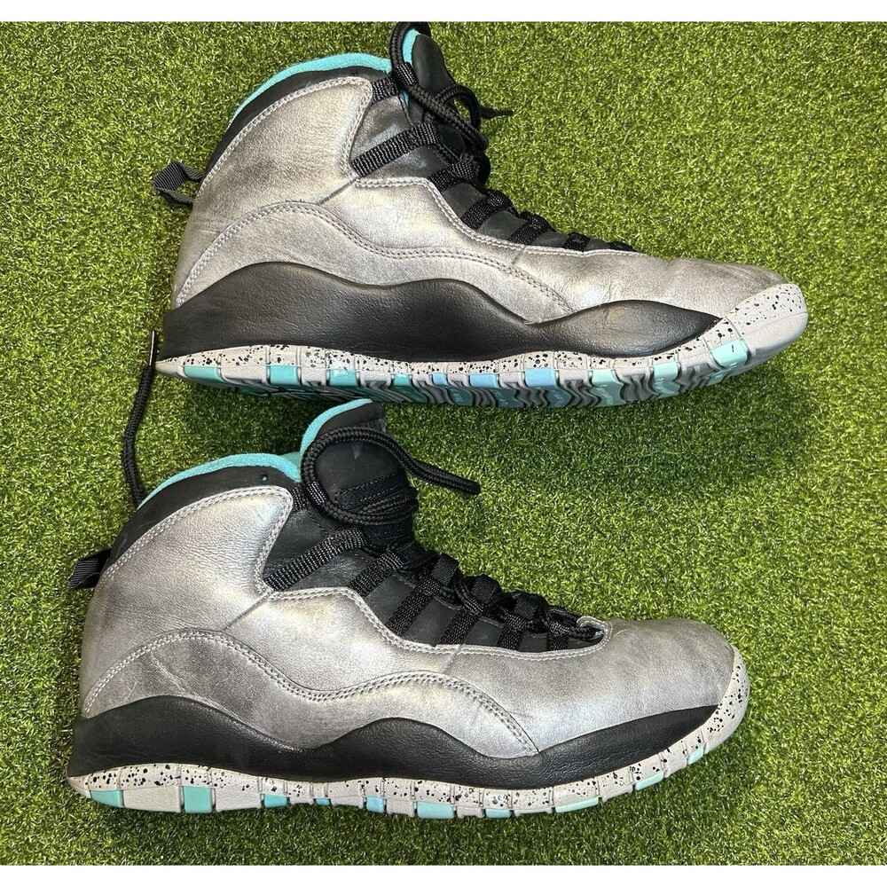 Nike Men’s Air Jordan 10 Retro Lady Liberty Silver Gray Size 10 705178-045